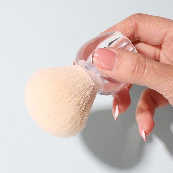 Nageldammborste, Nagelborste, Rengöringsborste för Manikyr Nagellack och Makeup Puder Rouge I