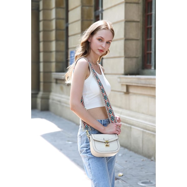 Bred veskestropper erstatning crossbody: Justerbar veskestropp C