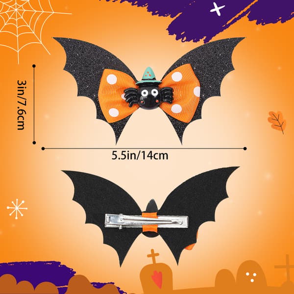 Halloween-element barnklipps dubbelskiktade fladdermusvingar