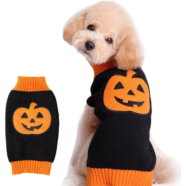 Græskar hundetrøje Halloween kæledyrstrøjer kat og hvalp feriefest Halloween jul kæledyrssved