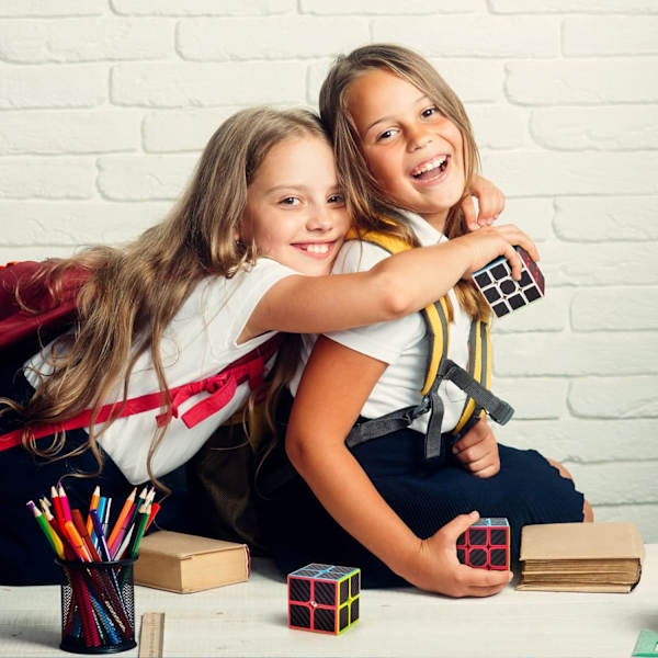 Speed ​​Cube Sæt, 2x2x2 3x3x3 4x4x4 5x5x5 Speed ​​Magic Cube, Ca