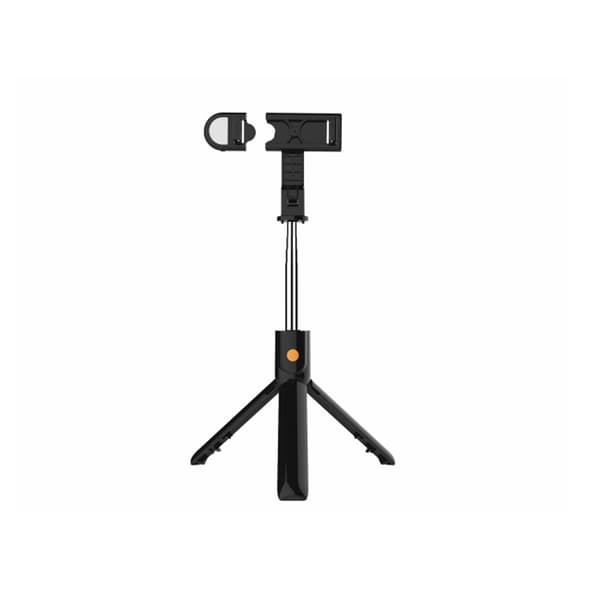 Selfiestang / mobilstativ med fjernkontroll og lampe