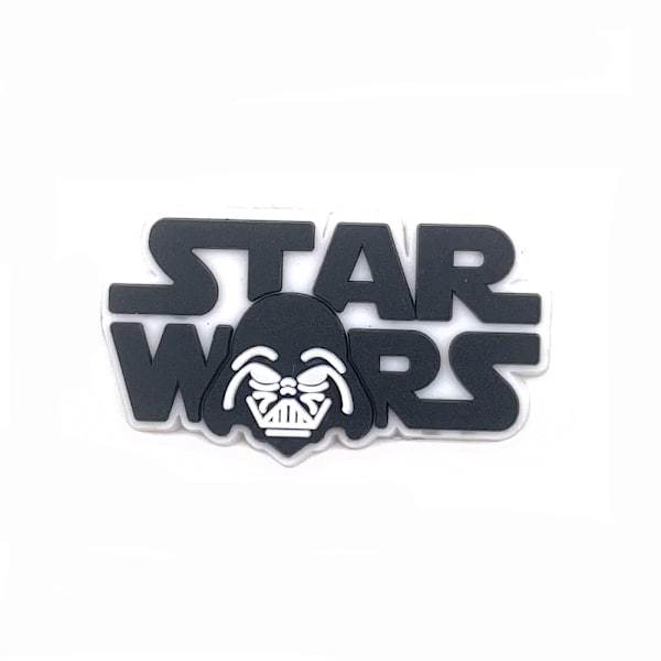 25 stk. Star Wars lyserøde pigesko dekorationer, personlige DIY acc