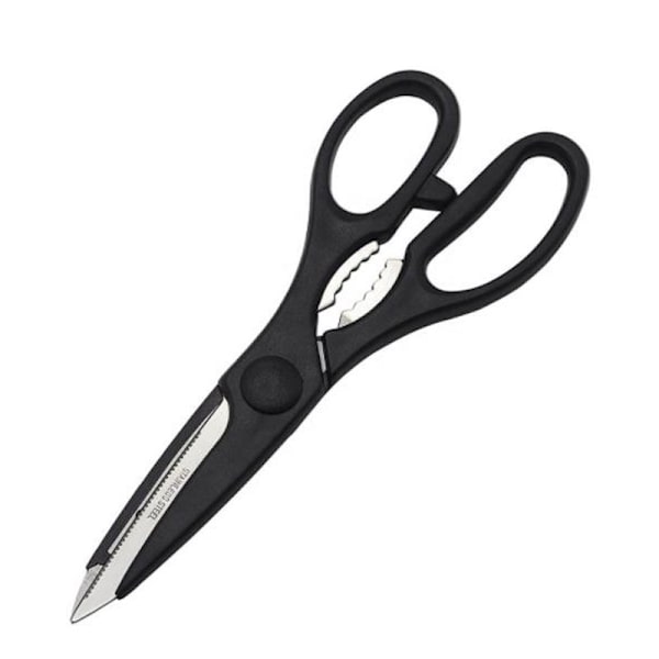 Multifunktionelle rustfri stålsakse 21 cm sorte