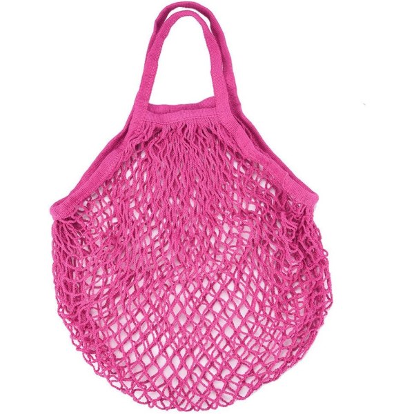 Bomuldsstreng mesh taske til shopping Genanvendelig indkøbstaske Shoppi