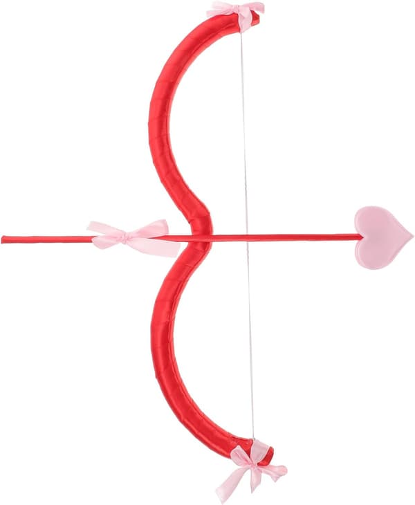 Röd skumbåge Cupidos båge Cupidos båge Cupidos båge Kostym 1 set Cospla
