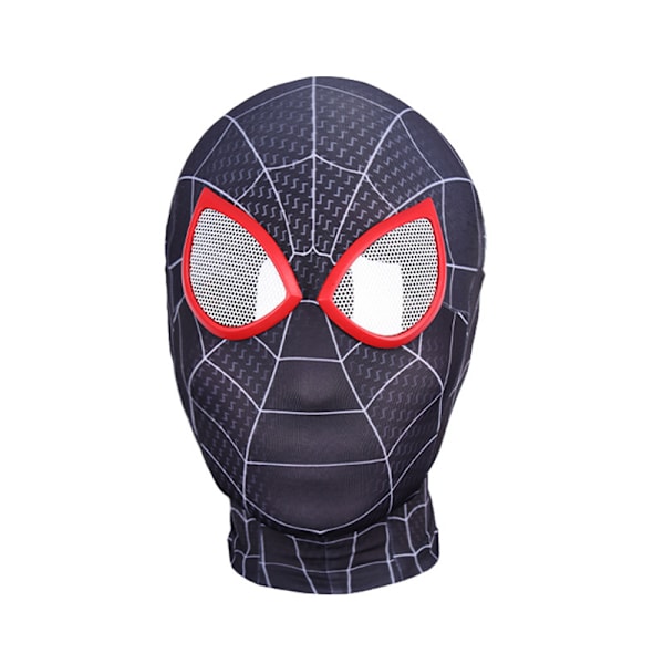 Sort edderkoppemasker superheltemaske voksenmaske 3D-print lycra edderkoppemasker cosplay kostumer Hallowe