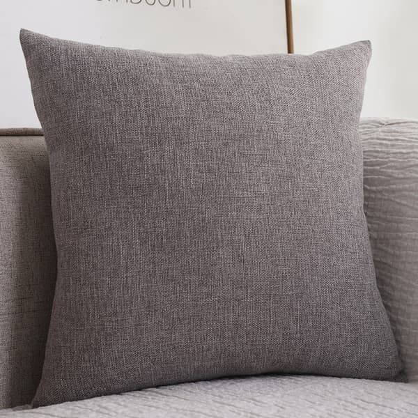 Ljusgrå - Set med 2 Kuddfodral 45x45cm Soffa Kuddfodral Kuddeöverdrag
