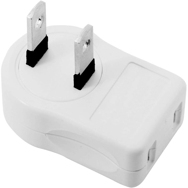 USA Power Socket Adapter 1-15P 2 Pole 2 Outlets 90° Venstre og Højre