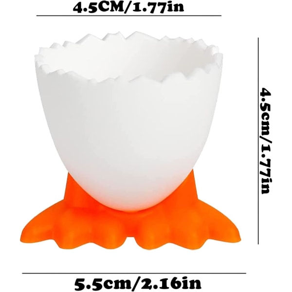 Animerte Eggkopper 6 Stykker Brunsj Eggkopp Eggkopp Personlig C