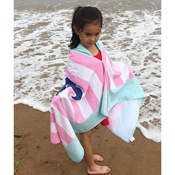 (Valrosa) Barnens Bad Poncho, Barnens Badhandduk, Strand Simning Barnens Badrock, Abso