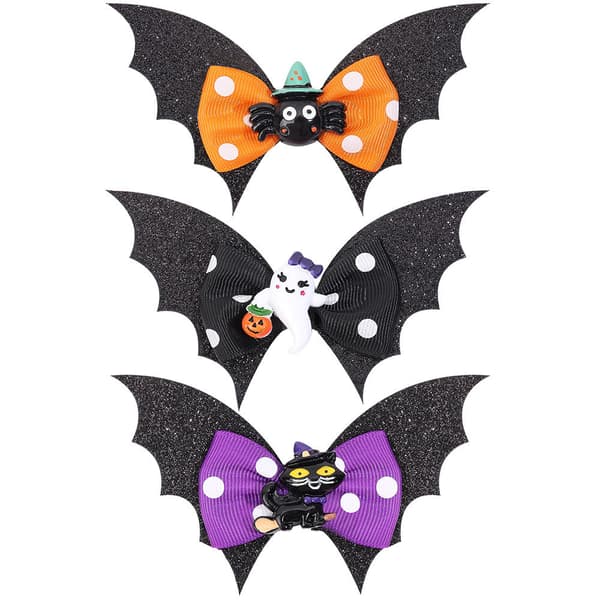 Halloween-element barneklips med dobbelt lag flaggermusvinger