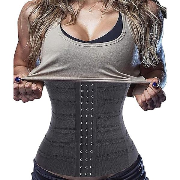 64cm Kvindernes Taljetræner Korset Slankning Body Shaper Mave Kontrol Bælte Stålbåndet Underwea