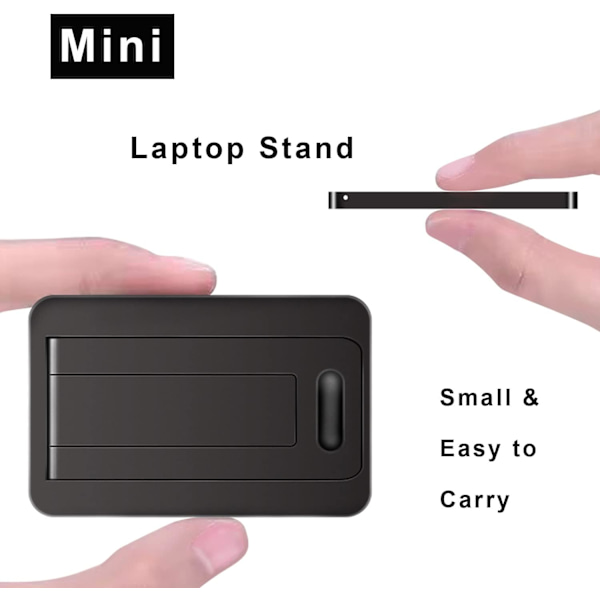 2 st Mini Osynlig Dator Tangentbord Laptop Stativ Ergonomisk Port