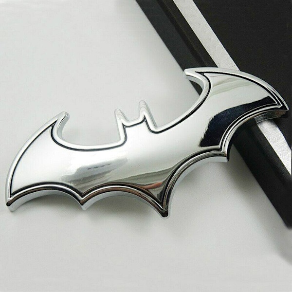 1X Krom Metal Badge Emblem Batman 3D Bil Bagagerum Dekal Logo S