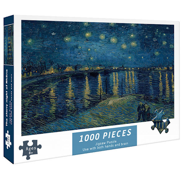 Julpussel 1000 bitar (Stil 6) Style 6