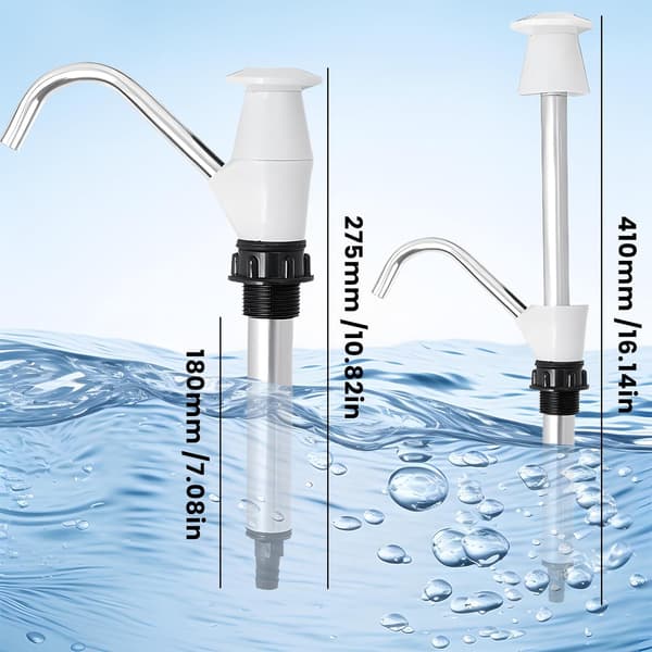(Vit) Dricksvattenpump, Manuell Vattenpump, Manuell Press Vatten, Husvagn Diskho Vatten Handpump Dou