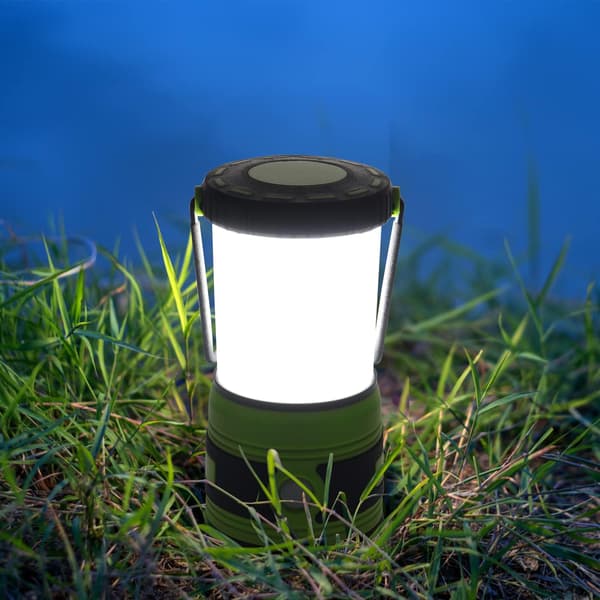 LED campinglampe 1500 lumen 4 lysmoduser, Nødlampe I