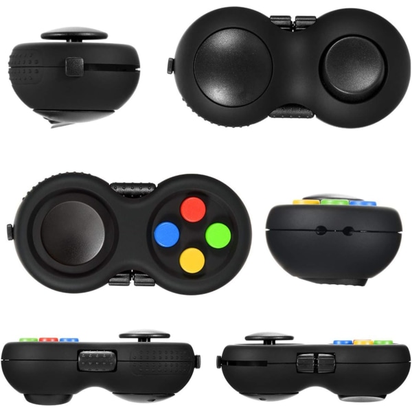Fidget-leksaker Anti Stress, Fidget-leksaker Anti Stress, Fidget Pad 8 Funktion Fidget Toy Cube Controller S