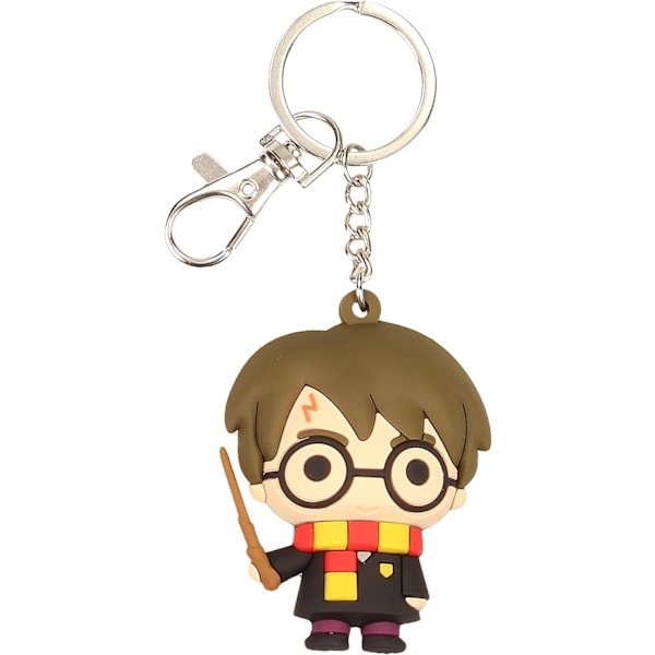 Harry Potter Goma Nyckelring Mjuk Gummi Nyckelring Present Q