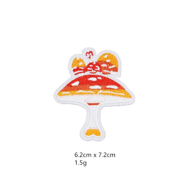 10 kpl Silitys-Patch, Sienikaktus Eläin Patch Tarra Applique Patchit Kirjonta Koriste Patchit Vaatteille Ha U