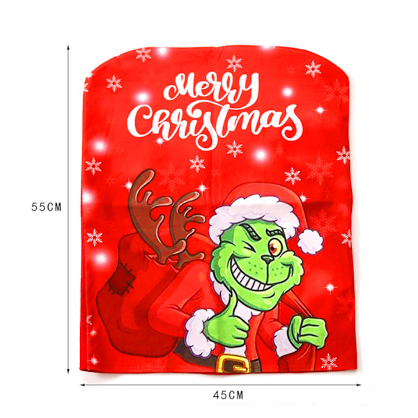 2 stycken julstolsöverdrag 11 K