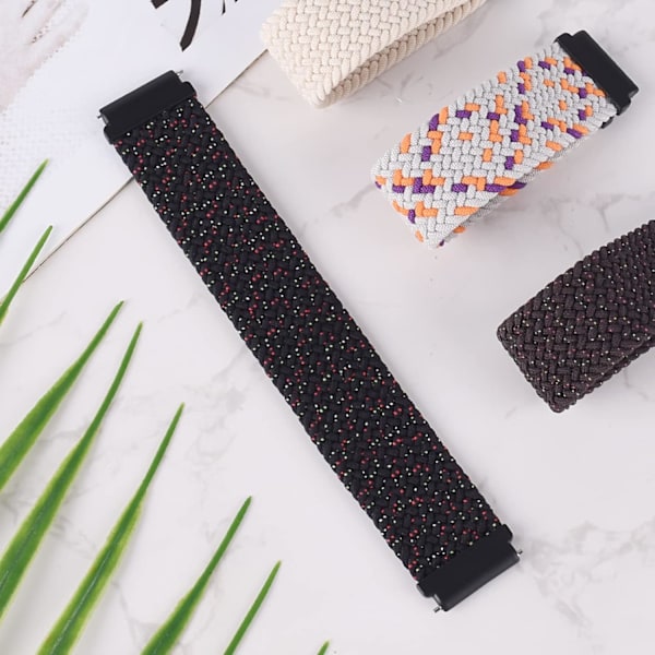 20mm elastiska band kompatibla med Samsung Galaxy Watch 4 Classic/Active 2/Galaxy Watc