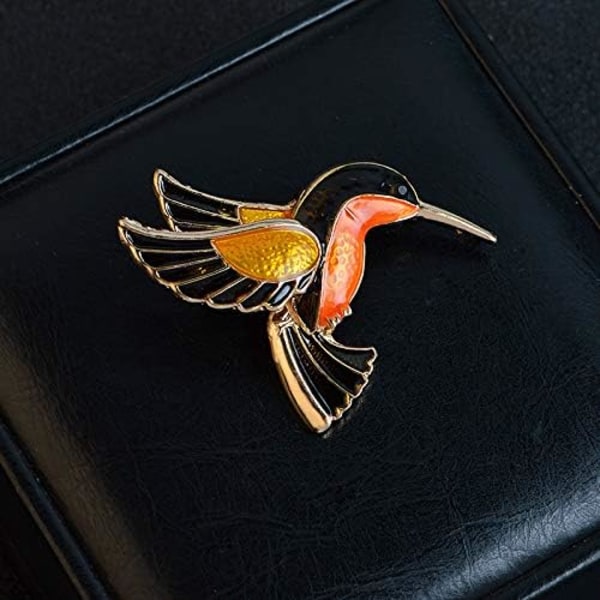 Kristall Fancy Brosch Smycken för Kvinnor Kläder Broscher Accessoarer (Retro Fågel)