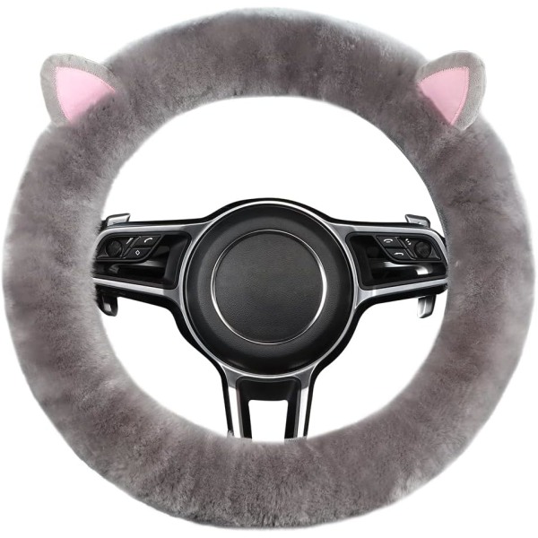 Bilrattdeksel (grå katt), anti-skli Universal Fit 13.5
