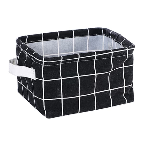 Tygförvaringskorgar Liten hopfällbar förvaringslåda Organizer Cube