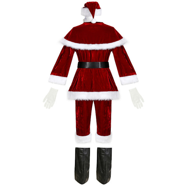 Jultomte Kostym för Män 4XL 4XL