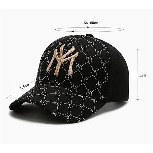 Baseballcaps for kvinner Beige