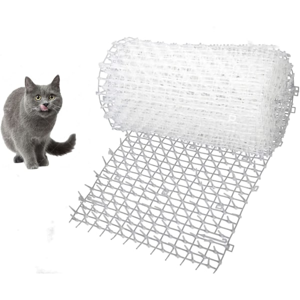 Anti-Cat matto piikkeillä - Muovinen puutarhamatto karkoite Anti-C