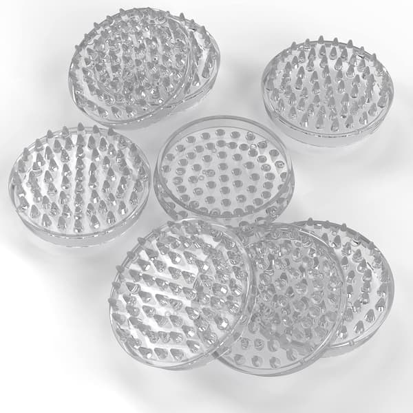 Møbelputer Teppebeskyttelse - Ingen flere møbelbeinmerker på teppet ditt - Pakke med 8 (4,7 cm diameter)