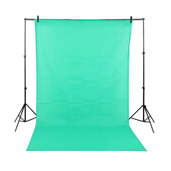 Grøn skærm 1,6x2 meter/5x6,5 fod grøn skærm Chromakey grøn polyester grøn baggrund rulle-op foldbar bærbar G