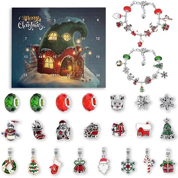 Bracelet accessories advent Calendar Bracelet 2024 Girls 24 Days Christmas Countdown