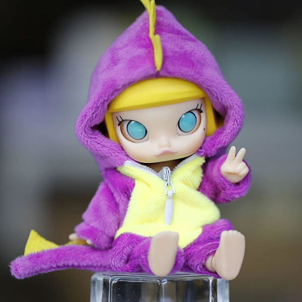 Nya söta dinosaurie djur monster dockkläder för Ob11, Molly, gsc, 1/12 BJD docka tillbehör