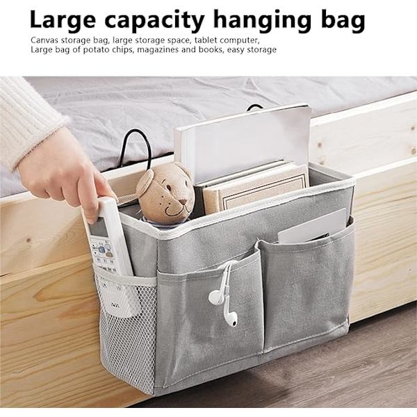Sängbord Organizer 2 st Sängpåsar Hängande Korg Förvaring Vatten X