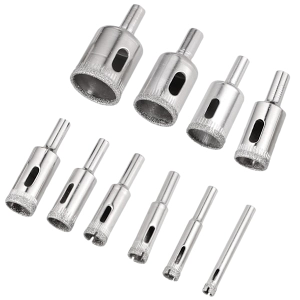 10 stk. 6-32 mm fliser borebits keramiske fliser borebits glaskernebor