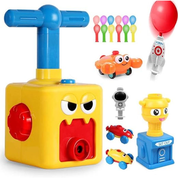 Bilstarter med ballong, treghetsdrevet ballongbil, luftballong X