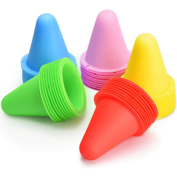 30 kpl 8 cm Merkkikartioita, Estekartioita Lapsille, Jalkapallolle, Urheilulle, Ratsastukselle, Koiran Koulutukselle