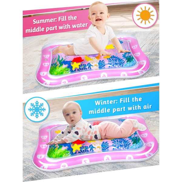 Rosa Ocean Baby Sensorisk Leksak Baby Leksak 3-6 Månader Vatten Mage Tid Baby Sensorisk Leksak