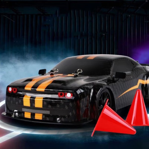 RC Driftbil 2.4G Dodge Stil 1 Del 1/14 Høyhastighets 4-hjulsdrift RC Sportsbil Gave til Barn F