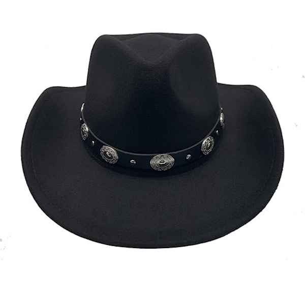 Sort Kvinde Cowboy Hat Mænds Jazz Western Hat K