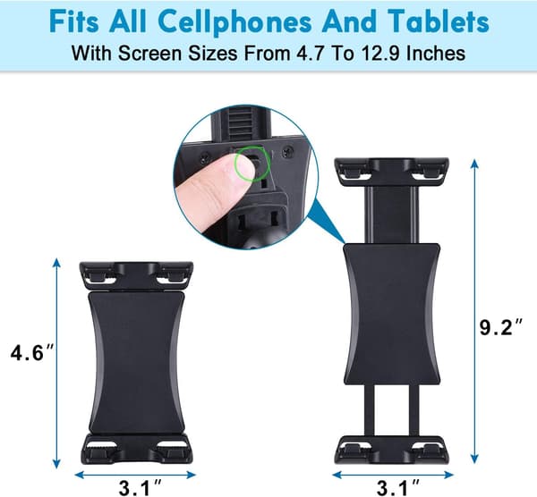 Bil bagsæde telefonholder tabletholder