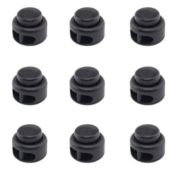 15 pieces Heavy Duty Cord Locks - Double Hole Drawstring Stopper