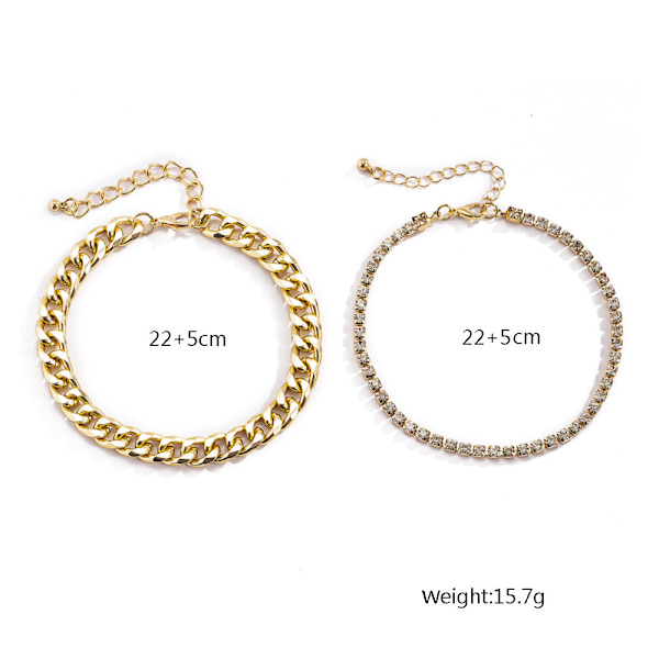 2 stk. - Guld og sølv minimalistisk kvast vind niche fod ornament