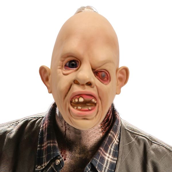 Skelögd monster latexmask Deluxe Goonies Halloween Maskeraddräkt