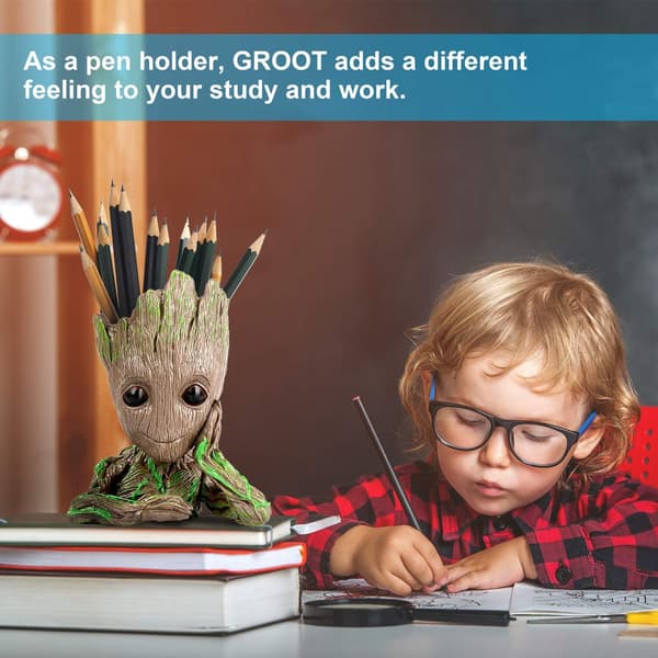 Groot Blomsterpotte - Actionfigur til planter og penne fra Cla