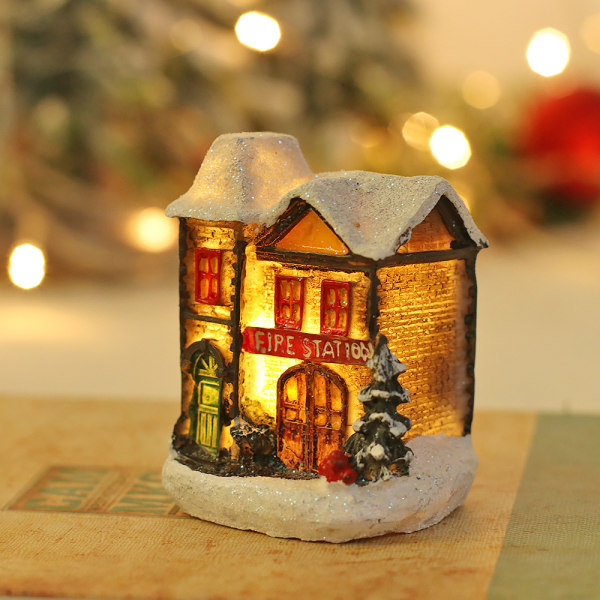 1st Lighted Christmas Village, Lighted Christmas House (C), Chr